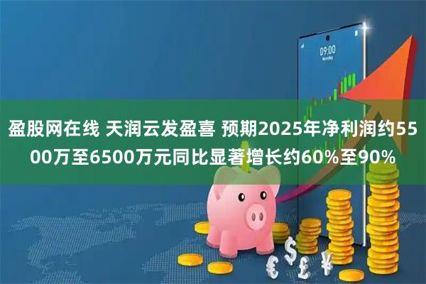 盈股网在线 天润云发盈喜 预期2025年净利润约5500万至6500万元同比显著增长约60%至90%