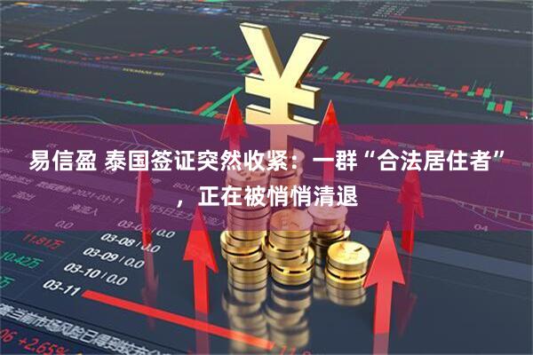 易信盈 泰国签证突然收紧:一群“合法居住者”,正在被悄悄清退